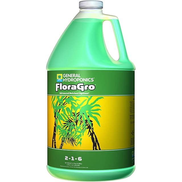 General Hydroponics Flora Gro 생장기 액비 식물영양제 1갤런