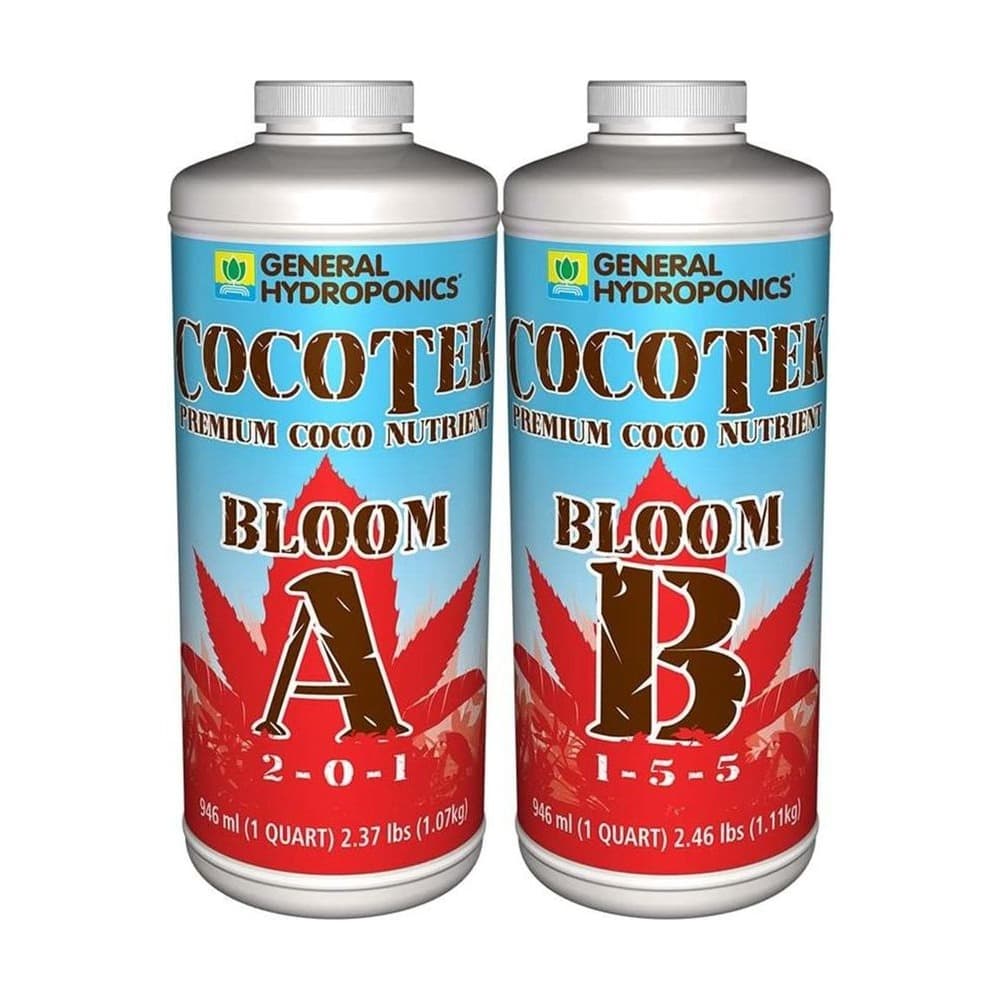 General Hydroponics Bloom A & B 946ml 2파트 개화 액비 식물영양제