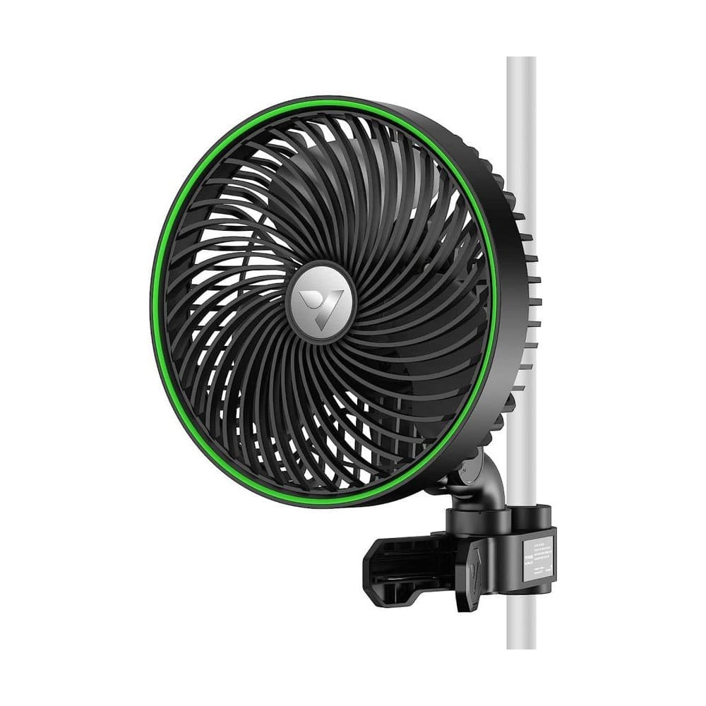 VIVOSUN AeroWave E6 스마트 Wi-Fi 6인치 자동회전 클립팬