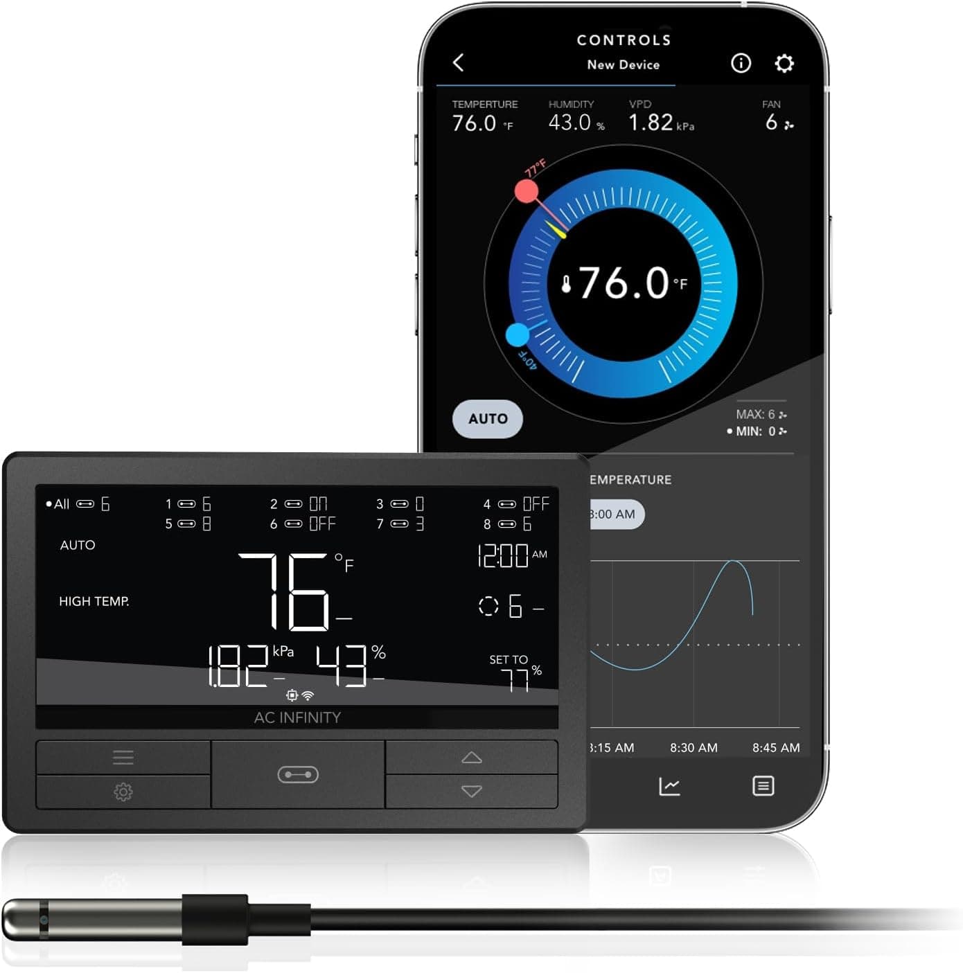 AC Infinity Controller 69 Pro+ 8포트 스마트 재배 컨트롤러
