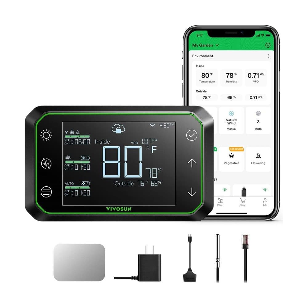 VIVOSUN GrowHub Controller E42A 스마트 WiFi 환경 컨트롤러