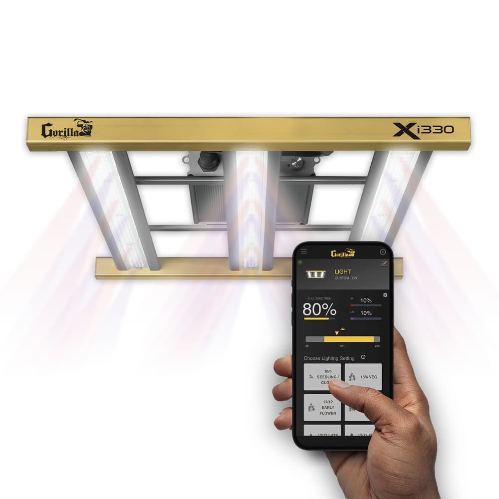 Gorilla Xi330 풀스펙트럼 스마트 LED 식물등 생장등