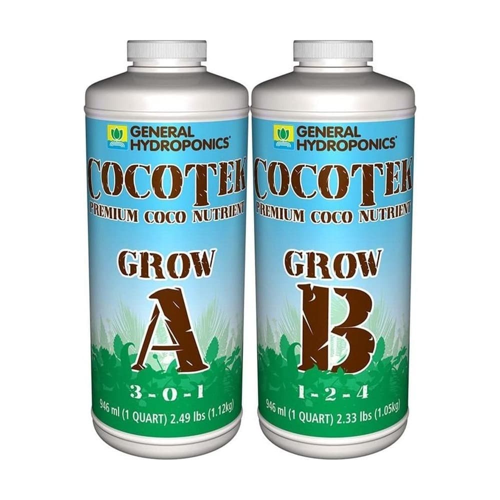 General Hydroponics Grow A & B 946ml 2파트 생장 액비 식물영양제