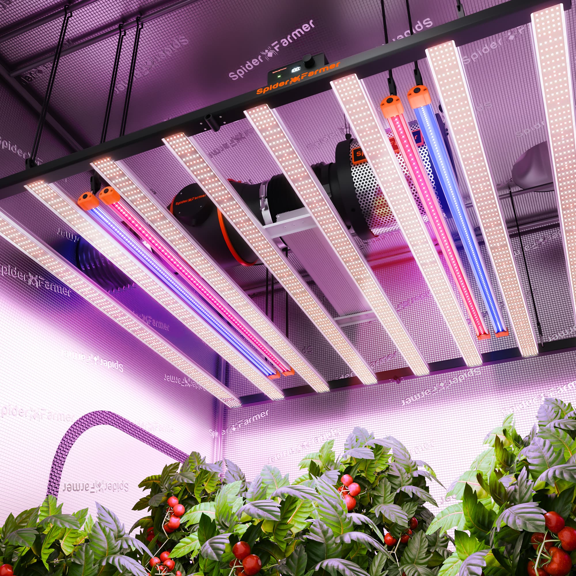 Spider Farmer UV60 & IR30 자외선 적외선 보조 LED 바 세트 (35.4인치)